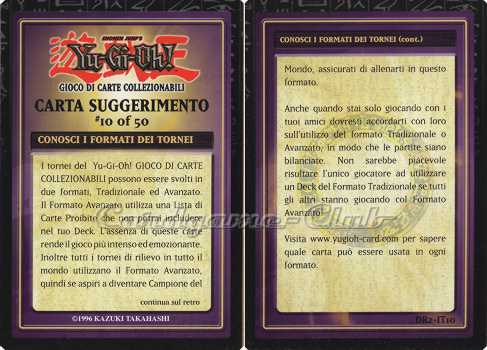 DR2-IT10 Conosci i Formati dei Tornei comune (IT) -NEAR MINT-