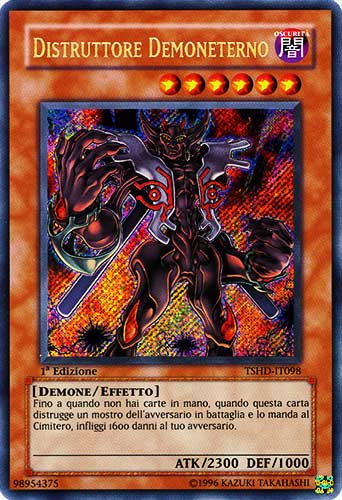 TSHD-IT098 Distruttore Demoneterno rara segreta 1a Edizione (IT) -NEAR MINT-