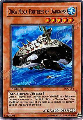 IOC-084 Orca mega-Fortress of Darkness super rara 1st Edition -NEAR MINT-