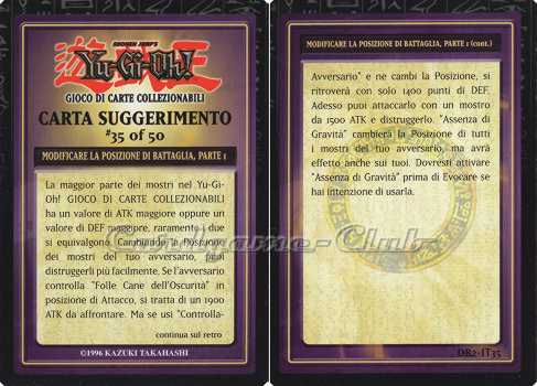 DR2-IT35 Modificare la Posizione di Battaglia, Parte 1 comune (IT) -NEAR MINT-