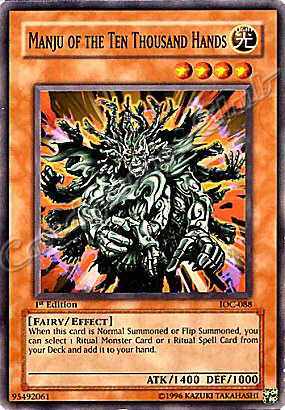 IOC-088 Manju of the Ten Thousand Hands comune 1st Edition -NEAR MINT-