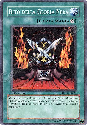 DPYG-IT022 Rito della Gloria Nera comune 1a Edizione (IT) -NEAR MINT-