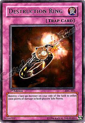 IOC-101 Destruction Ring rara 1st Edition -NEAR MINT-