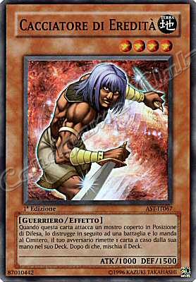AST-IT067 Cacciatore di Eredita' super rara 1a Edizione (IT) -PLAYED-