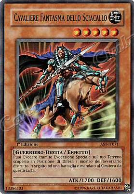 AST-IT071 Cavaliere Fantasma dello Sciacallo ultra rara 1a Edizione (IT) -NEAR MINT-