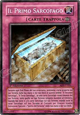 AST-IT101 Il Primo Sarcofago super rara 1a Edizione (IT)  -GOOD-