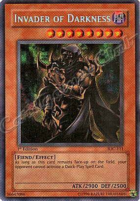 IOC-111 Invader of Darkness rara segreta 1st Edition -NEAR MINT-