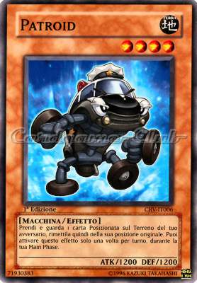 CRV-IT006 Patroid comune 1a Edizione (IT) -NEAR MINT-