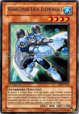 CRV-IT014 Bubbleman Eroe Elementale rara 1a Edizione (IT)  -GOOD-