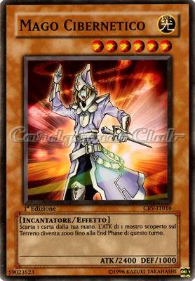 CRV-IT016 Mago Cibernetico super rara 1a Edizione (IT)  -PLAYED-