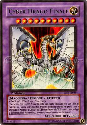 CRV-IT036 Cyber Drago Finale ultra rara 1a Edizione (IT) -NEAR MINT-