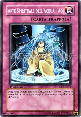 CRV-IT051 Arte Spirituale dell'Acqua - Aoi comune 1a Edizione (IT) -NEAR MINT-