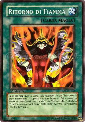 DP1-IT022 Ritorno di Fiamma super rara 1a Edizione (IT) -NEAR MINT-