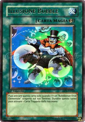 DP1-IT024 Illusione Bubble ultra rara 1a Edizione (IT) -NEAR MINT-