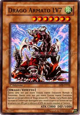 DP2-IT012 Drago Armato LV7 super rara 1a Edizione (IT) -NEAR MINT-