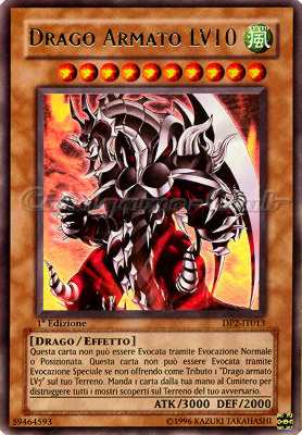 DP2-IT013 Drago Armato LV10 ultra rara 1a Edizione (IT)  -PLAYED-