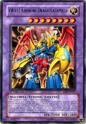 DP2-IT017 VWXYZ-Cannone Drago Catapulta rara 1a Edizione (IT) -NEAR MINT-