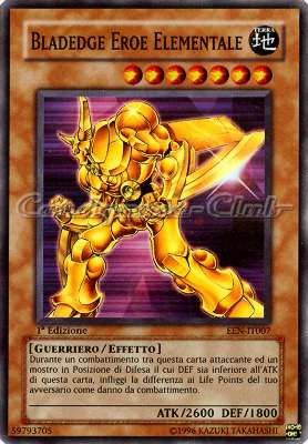 EEN-IT007 Bladedge Eroe Elementale super rara 1a Edizione (IT) -NEAR MINT-