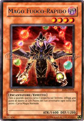 EEN-IT019 Mago Fuoco-Rapido rara 1a Edizione (IT) -NEAR MINT-