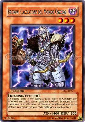EEN-IT021 Broww, Cacciatore del Mondo Oscuro rara 1a Edizione (IT) -PLAYED-