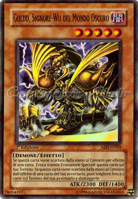 EEN-IT024 Goldd, Signore-Wu del Mondo Oscuro super rara 1a Edizione (IT) -NEAR MINT-