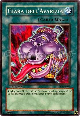 EEN-IT037 Giara dell'Avarizia super rara 1a Edizione (IT) -NEAR MINT-