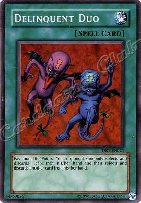 DB1-EN024 Delinquent Duo super rara -NEAR MINT-
