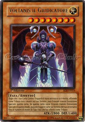 EOJ-IT023 Voltanis il Giudicatore ultra rara 1a Edizione (IT) -NEAR MINT-