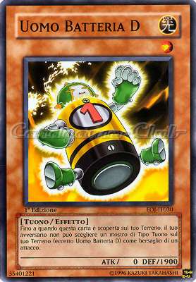 EOJ-IT030 Uomo Batteria D comune 1a Edizione (IT) -NEAR MINT-