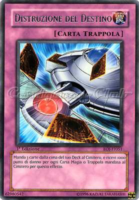 EOJ-IT051 Distruzione del Destino rara 1a Edizione (IT) -NEAR MINT-