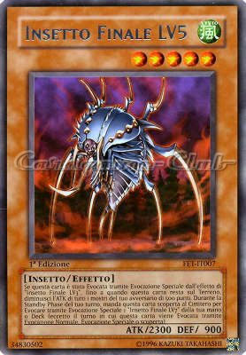 FET-IT007 Insetto Finale LV5 rara 1a Edizione (IT)  -PLAYED-