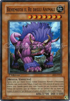 FET-IT014 Behemoth il Re degli Animali super rara 1a Edizione (IT) -NEAR MINT-