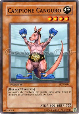 FET-IT016 Campione Canguro comune 1a Edizione (IT) -NEAR MINT-