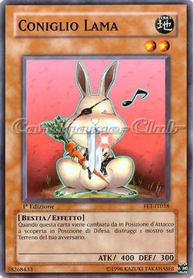 FET-IT018 Coniglio Lama comune 1a Edizione (IT) -NEAR MINT-