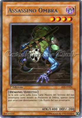FET-IT024 Assassino Ombra rara 1a Edizione (IT) -NEAR MINT-
