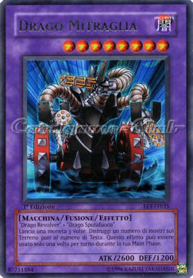 FET-IT035 Drago Mitraglia ultra rara 1a Edizione (IT) -NEAR MINT-