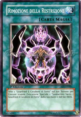 FET-IT044 Rimozione della Restrizione comune 1a Edizione (IT) -NEAR MINT-