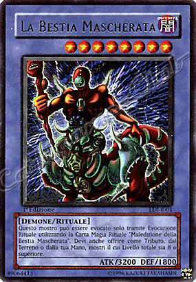 LDI-I001 La Bestia Mascherata ultra rara 1a Edizione (IT) -NEAR MINT-