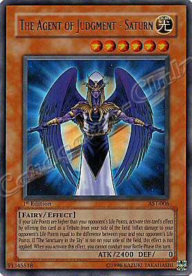 AST-006 The Agent of Judgment - Saturn ultra rara 1st Edition -NEAR MINT-
