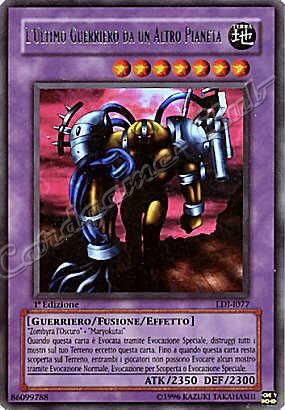 LDI-I077 L'Ultimo Guerriero da un Altro Pianeta ultra rara 1a Edizione (IT) -NEAR MINT-