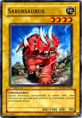 POTD-IT002 Sabersaurus comune 1a Edizione (IT) -NEAR MINT-