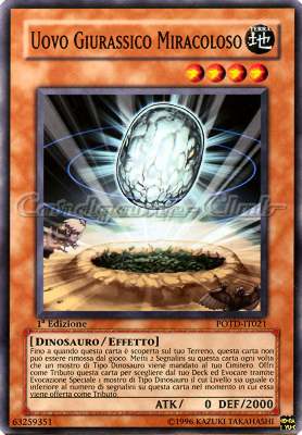 POTD-IT021 Uovo Giurassico Miracoloso comune 1a Edizione (IT) -NEAR MINT-