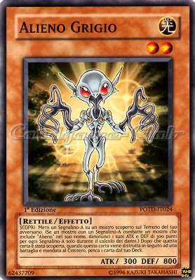 POTD-IT024 Alieno Grigio comune 1a Edizione (IT) -NEAR MINT-