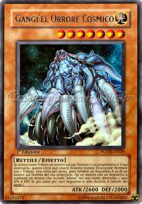 POTD-IT029 Gangi'el Orrore Cosmico rara 1a Edizione (IT) -NEAR MINT-