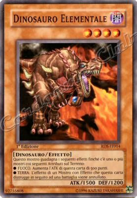 RDS-IT014 Dinosauro Elementale comune 1a Edizione (IT) -NEAR MINT-