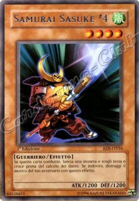 RDS-IT016 Samurai Sasuke #4 rara 1a Edizione (IT) -NEAR MINT-