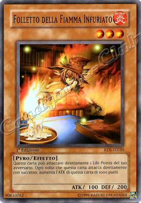 RDS-IT020 Folletto della Fiamma Infuriato comune 1a Edizione (IT) -NEAR MINT-