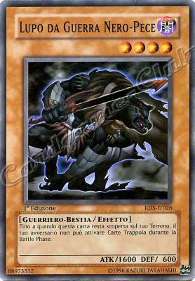 RDS-IT026 Lupo da Guerra Nero-Pece comune 1a Edizione (IT) -NEAR MINT-