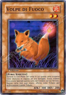 RDS-IT029 Volpe di Fuoco comune 1a Edizione (IT) -NEAR MINT-