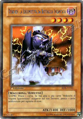 RDS-IT032 Dekoichi la Locomotiva da Battaglia Incantata rara 1a Edizione (IT) -NEAR MINT-